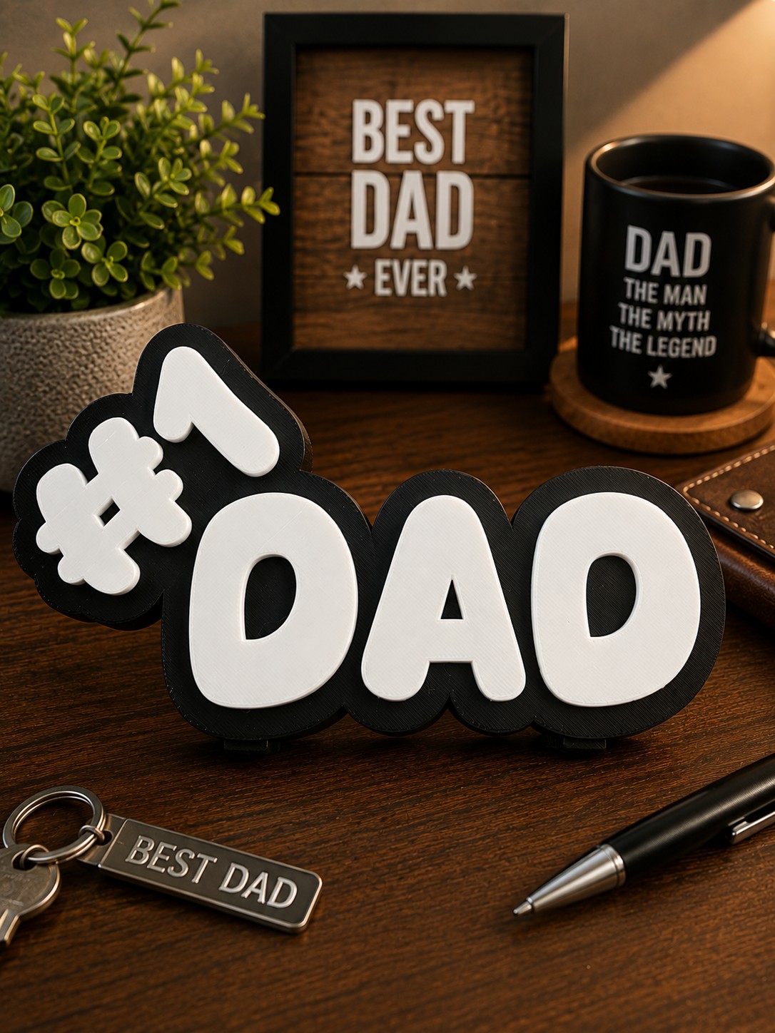 (image for) #1 Dad White