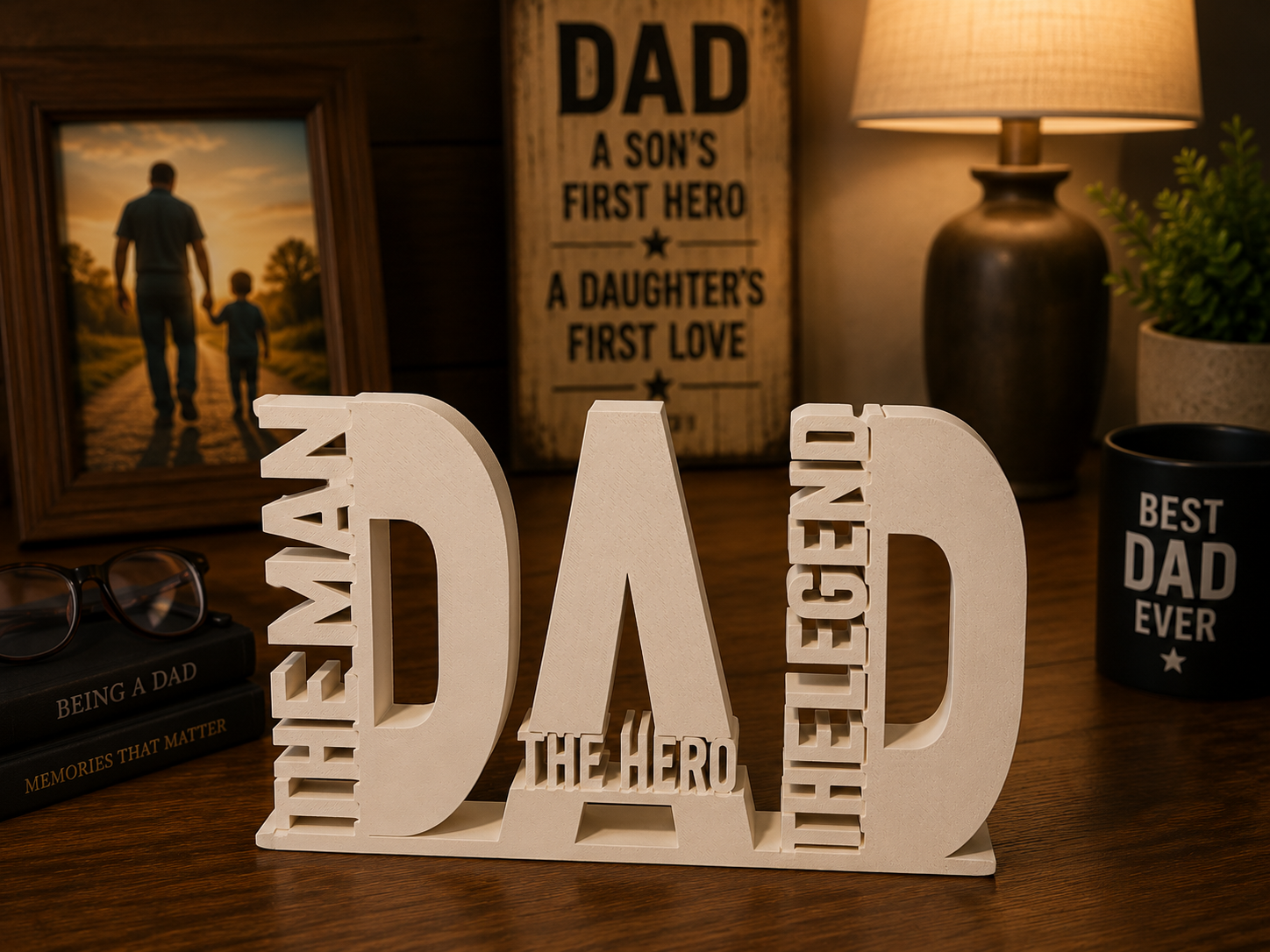 (image for) Dad the Legend Beige