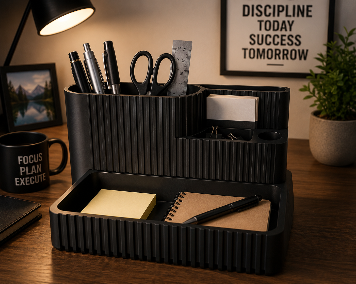 (image for) Desk Organiser Black