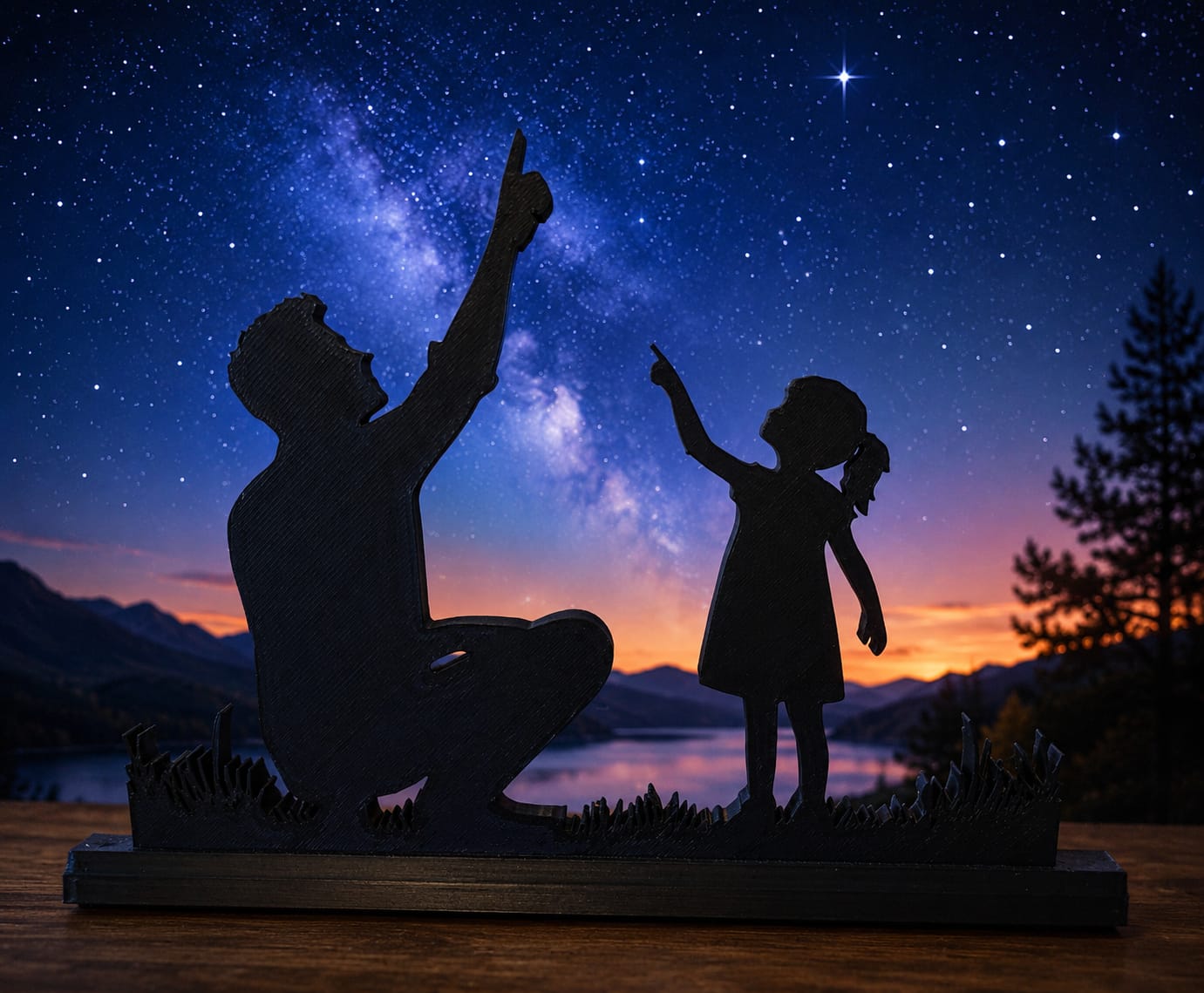 (image for) Dad & Daughter Stargazing