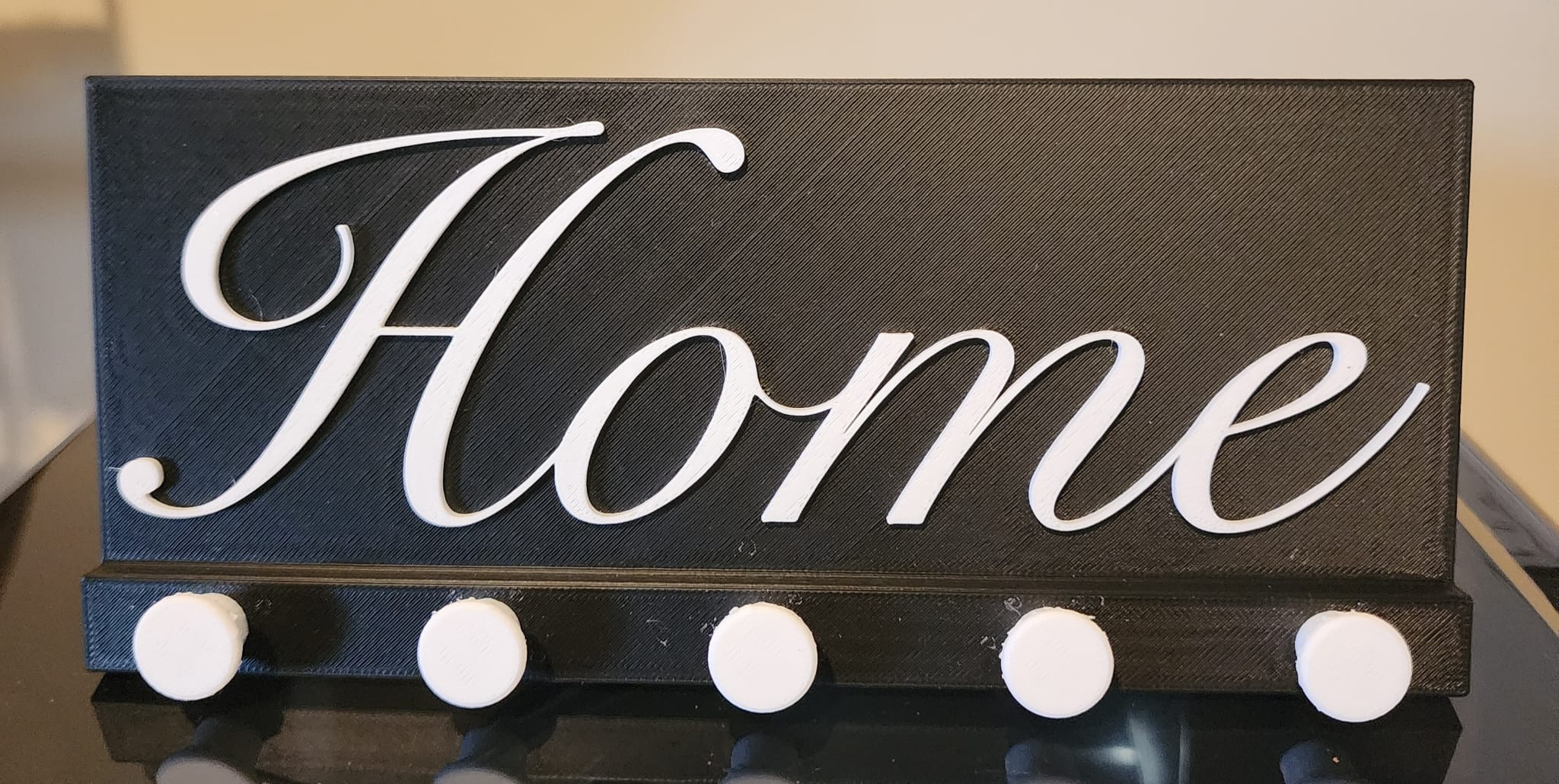 (image for) Home key holder Black/White
