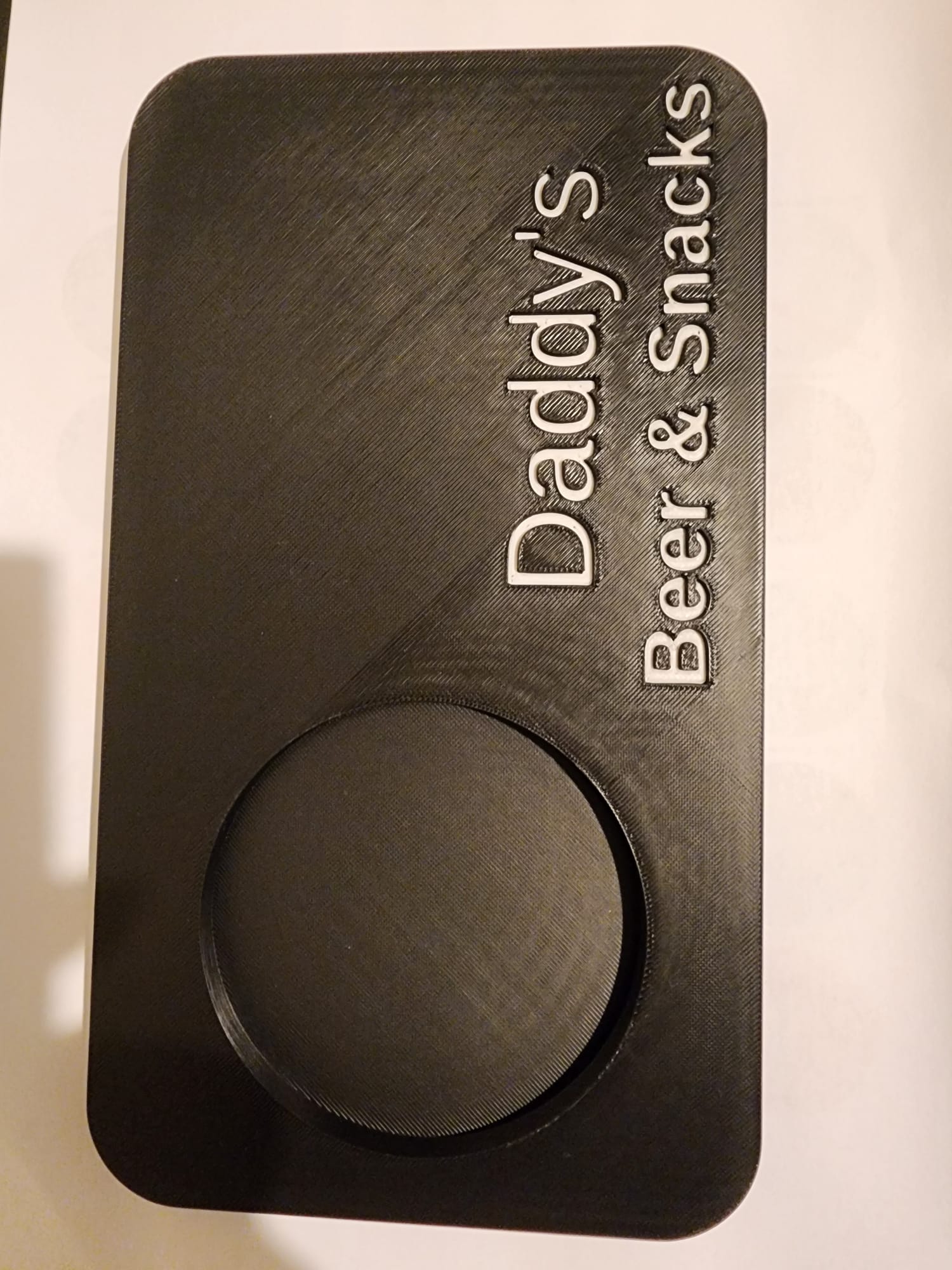 (image for) Tray Dads Beer & Snacks Black/Grey