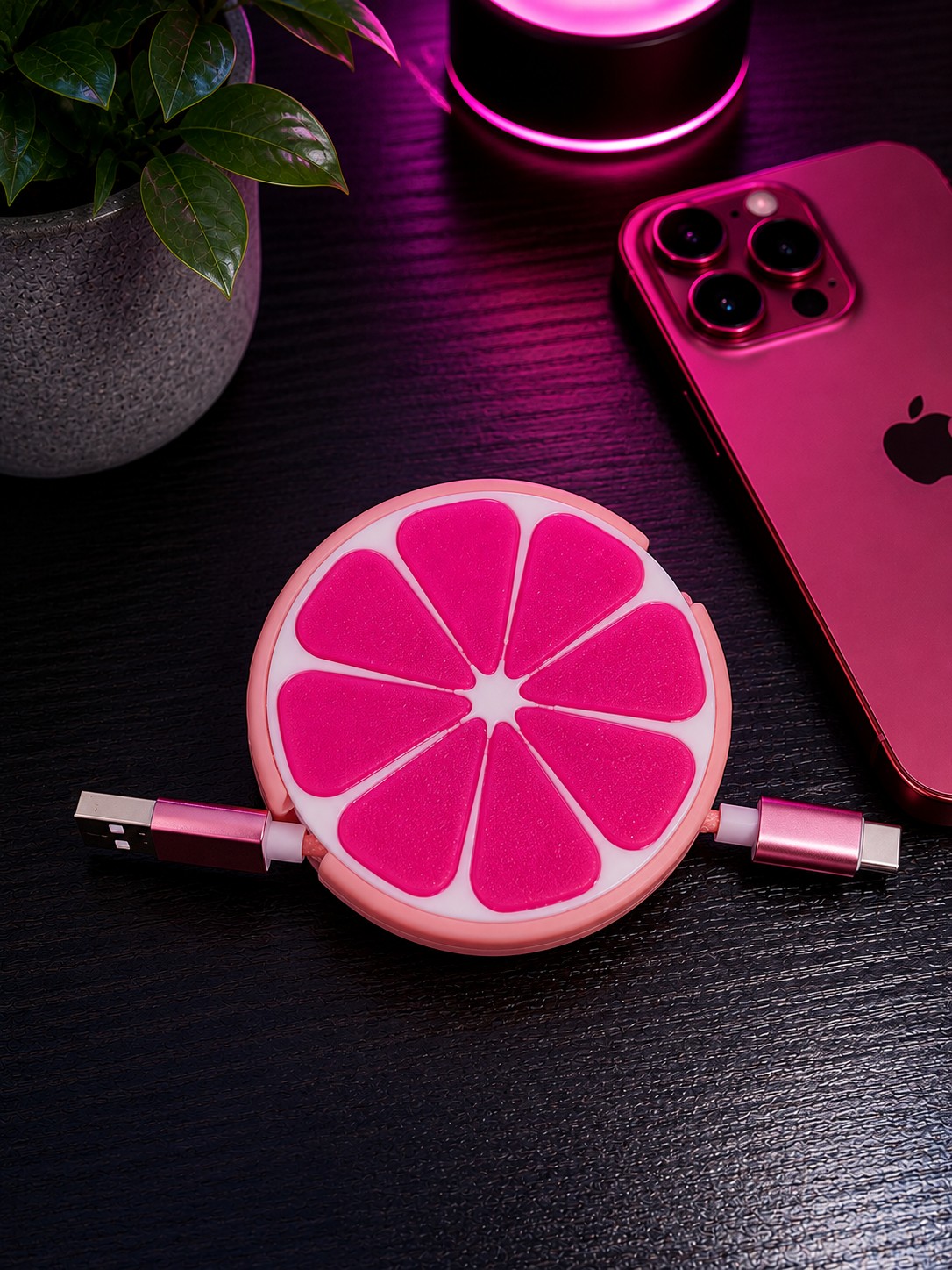 (image for) Cord winder Pink