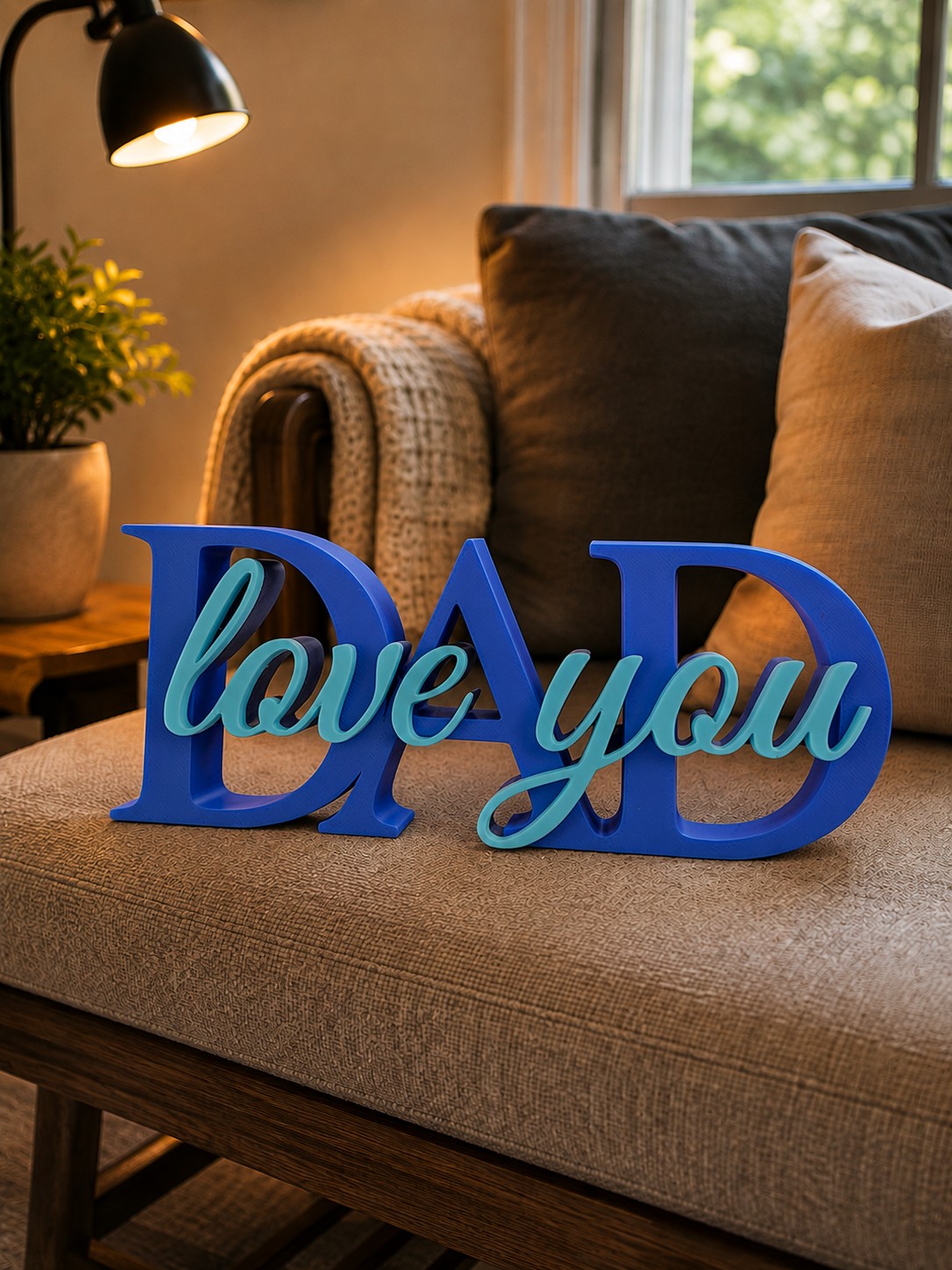 (image for) Dad love you Blue/Blue