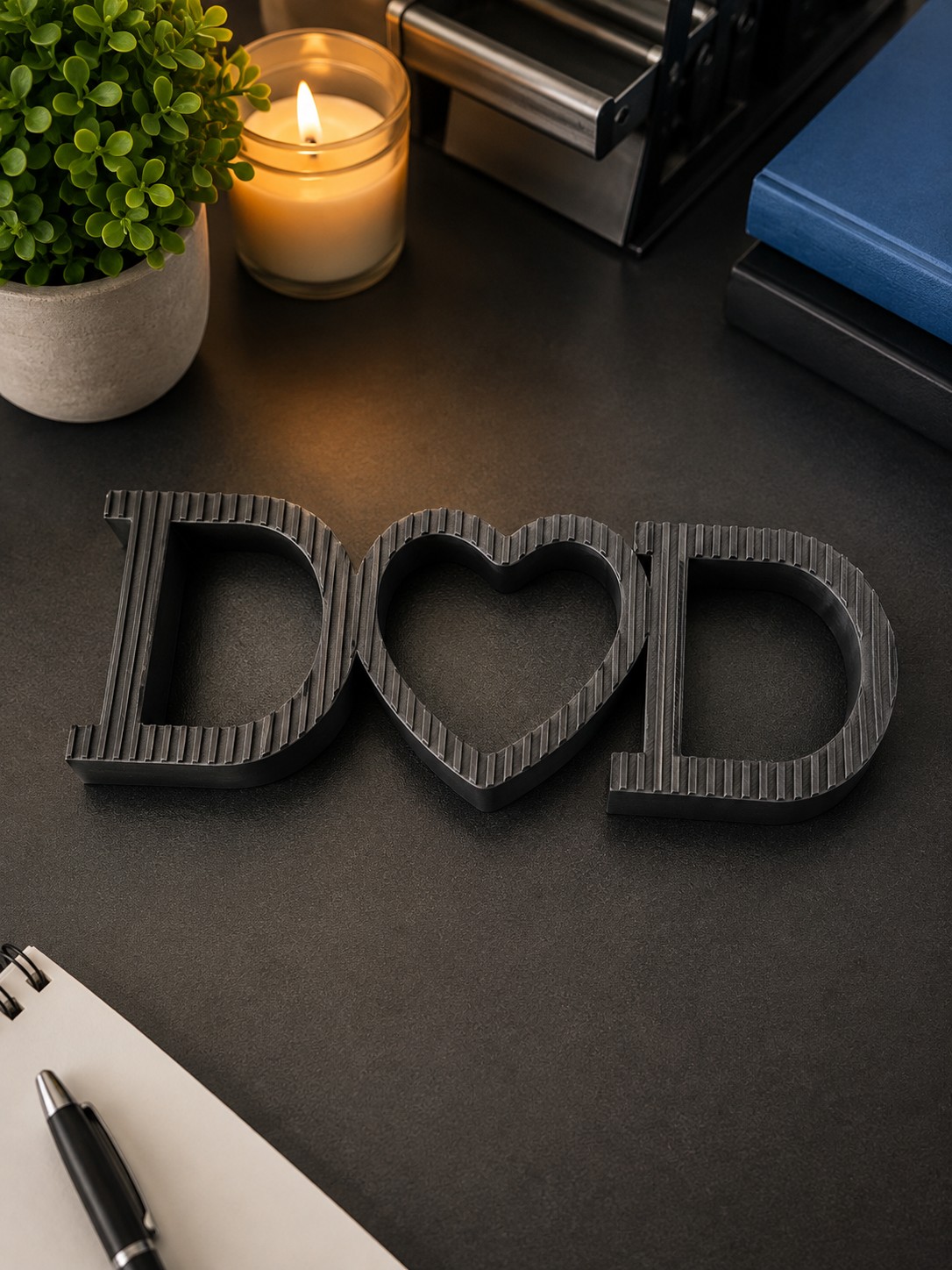 (image for) Dad Photo Frame Black