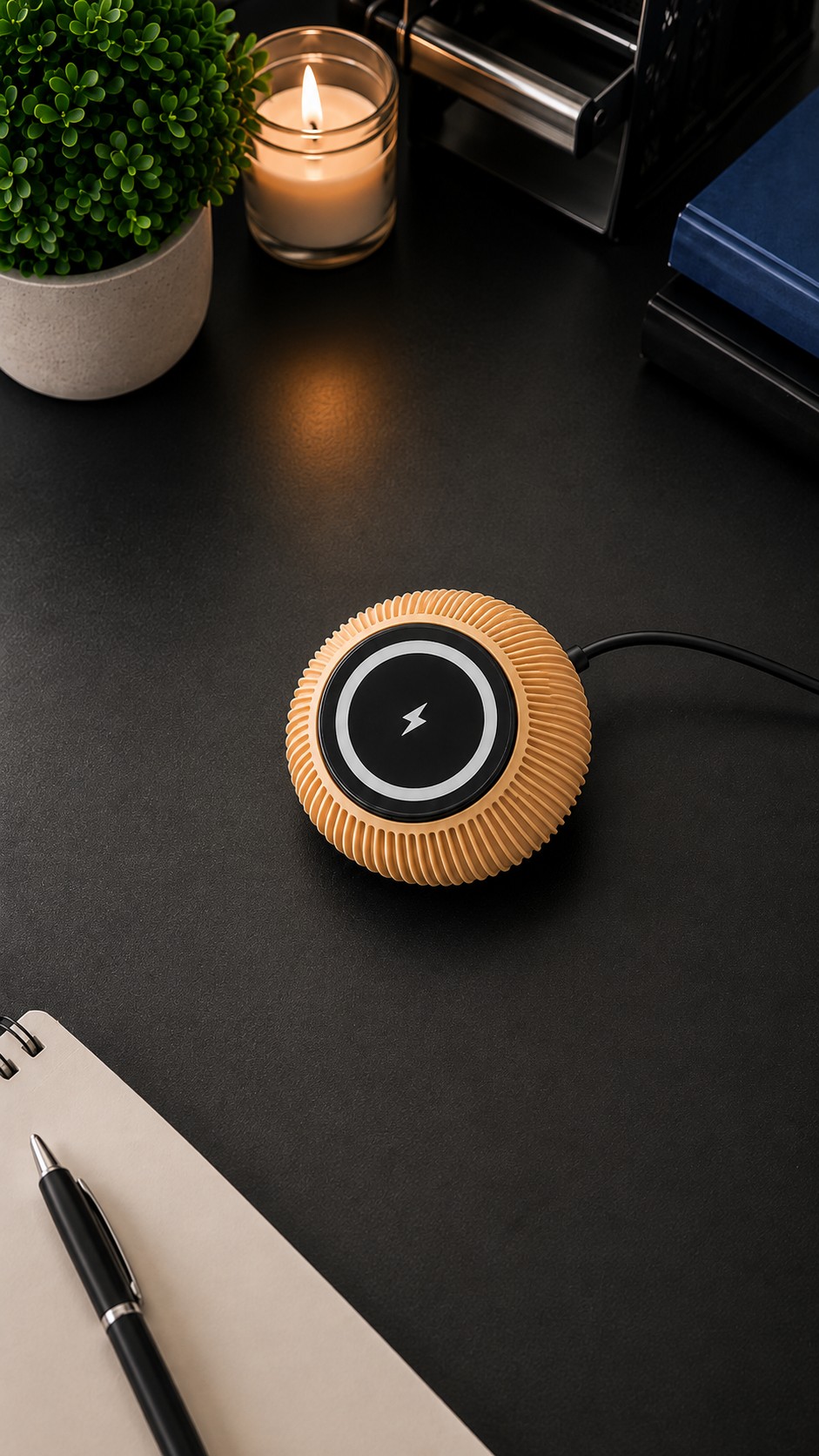 (image for) Magnetic Iphone Charger Beige